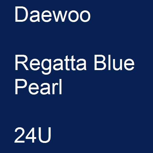 Daewoo, Regatta Blue Pearl, 24U.